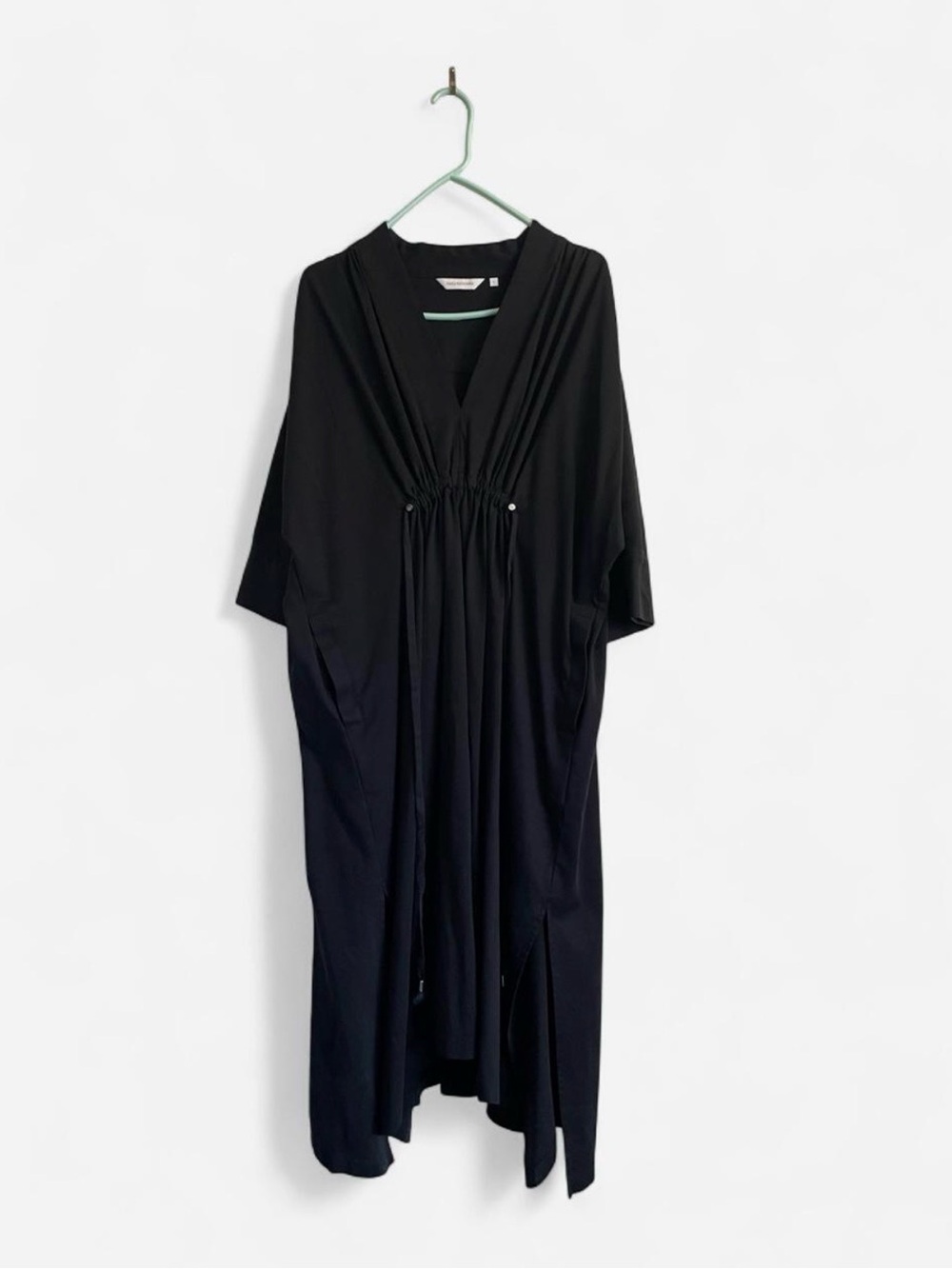 Carla Rockmore Everywhere Everyday Shirt Dress black cotton size large